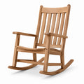 Sedia a dondolo in legno di rovere